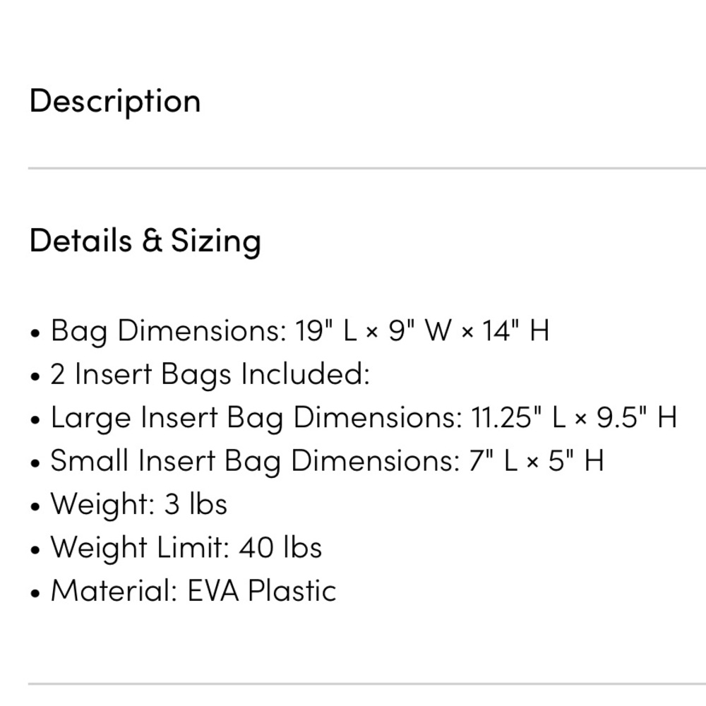 Bogg Bag Large Green Tote Bag NWT - Picture 13 of 13
